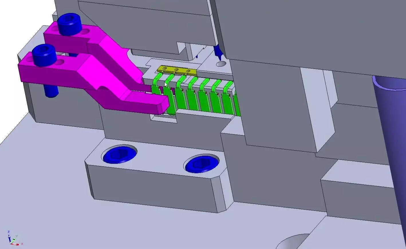 Automatic Terminal Cutting Bending and Crimping Machine 3D model_4