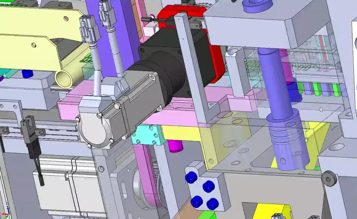 Automatic Terminal Cutting Bending and Crimping Machine 3D model_17