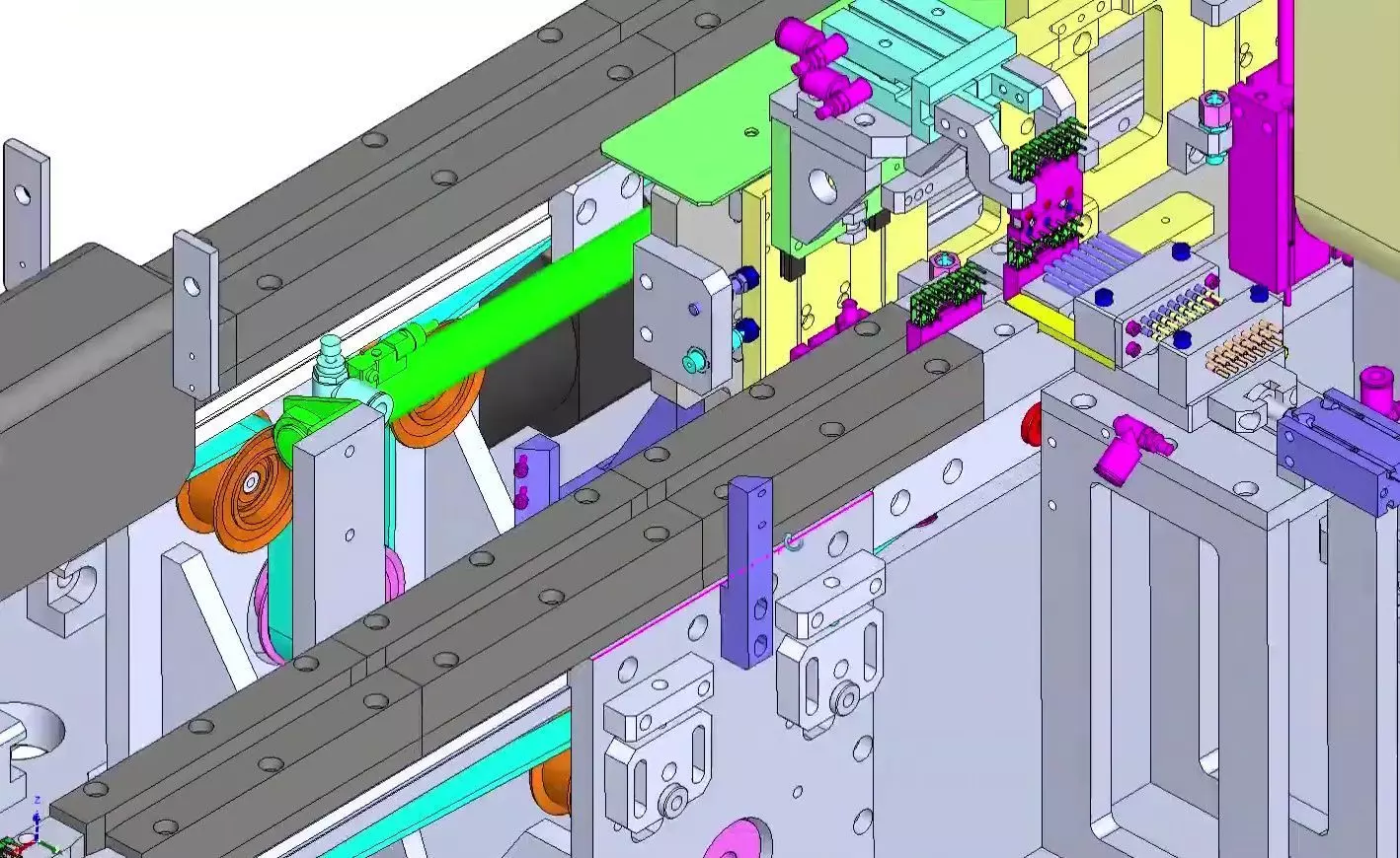 Automatic Terminal Cutting Bending and Crimping Machine 3D model_20