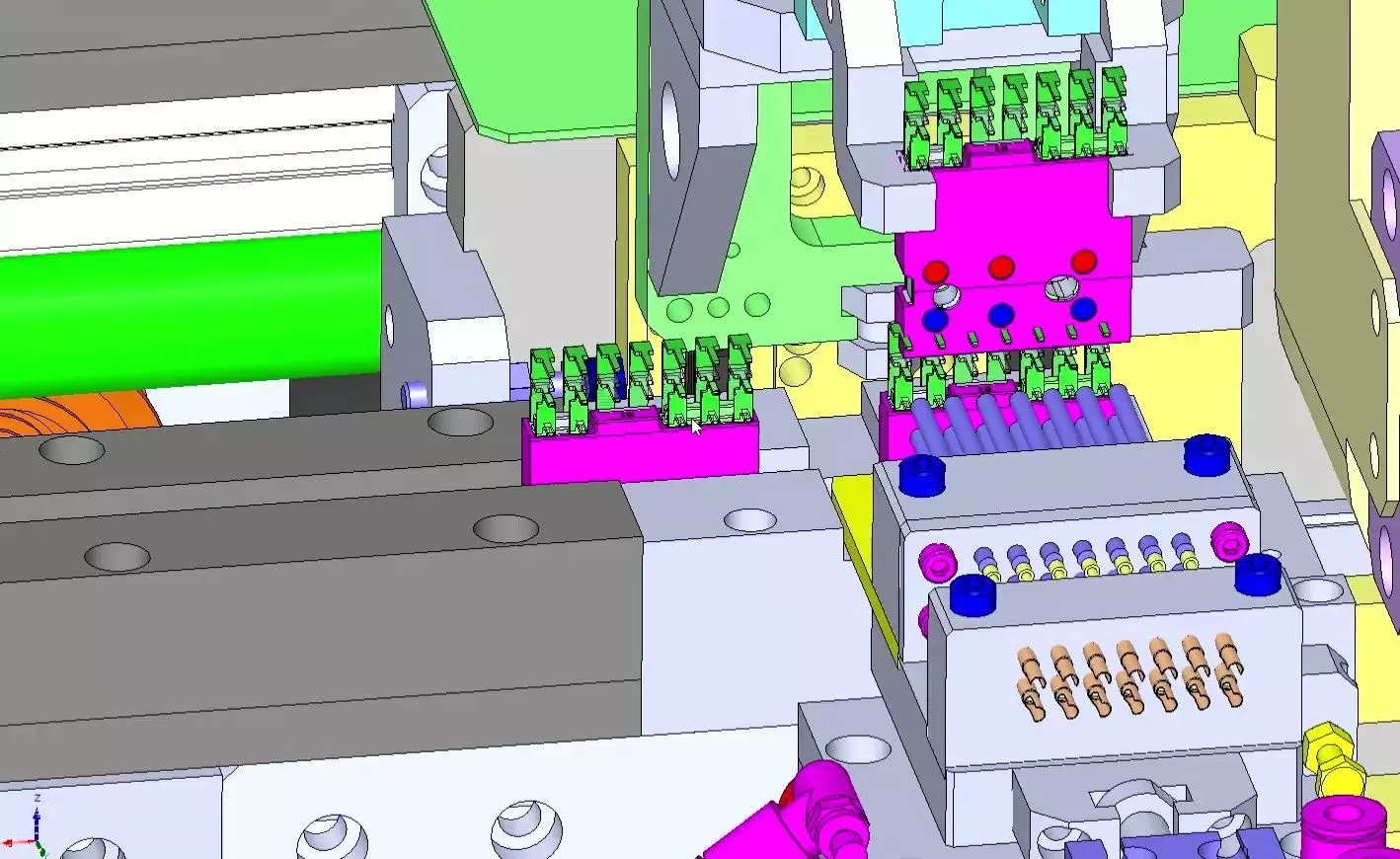 Automatic Terminal Cutting Bending and Crimping Machine 3D model_19