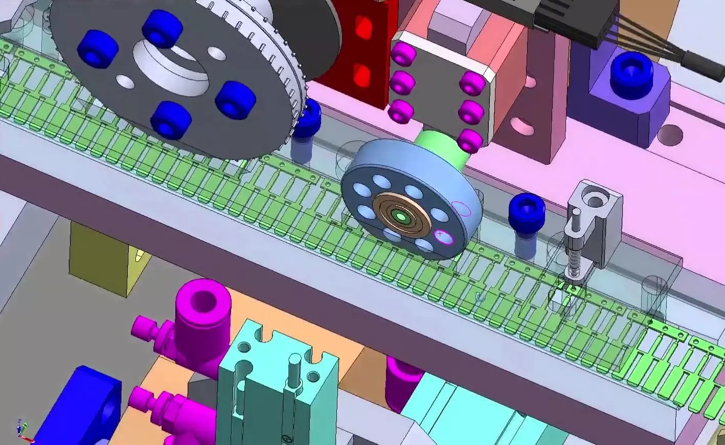 Automatic Terminal Cutting Bending and Crimping Machine 3D model_10