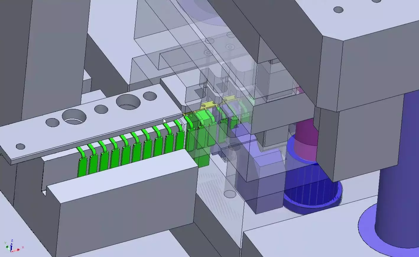 Automatic Terminal Cutting Bending and Crimping Machine 3D model_13