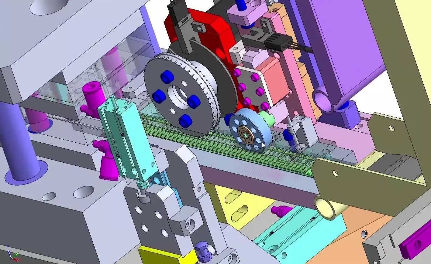 Automatic Terminal Cutting Bending and Crimping Machine 3D model_9
