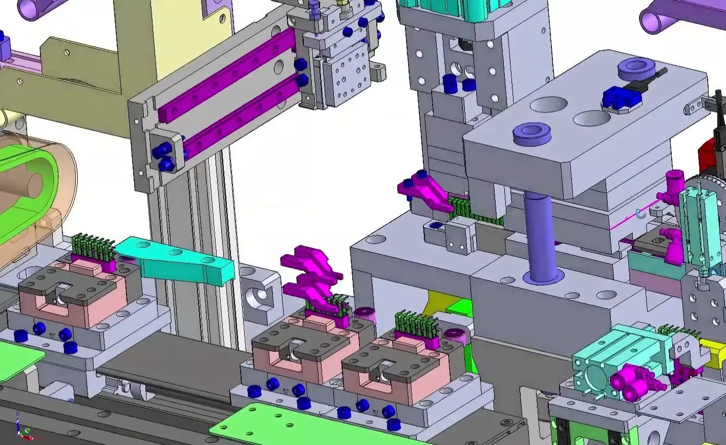 Automatic Terminal Cutting Bending and Crimping Machine 3D model_22