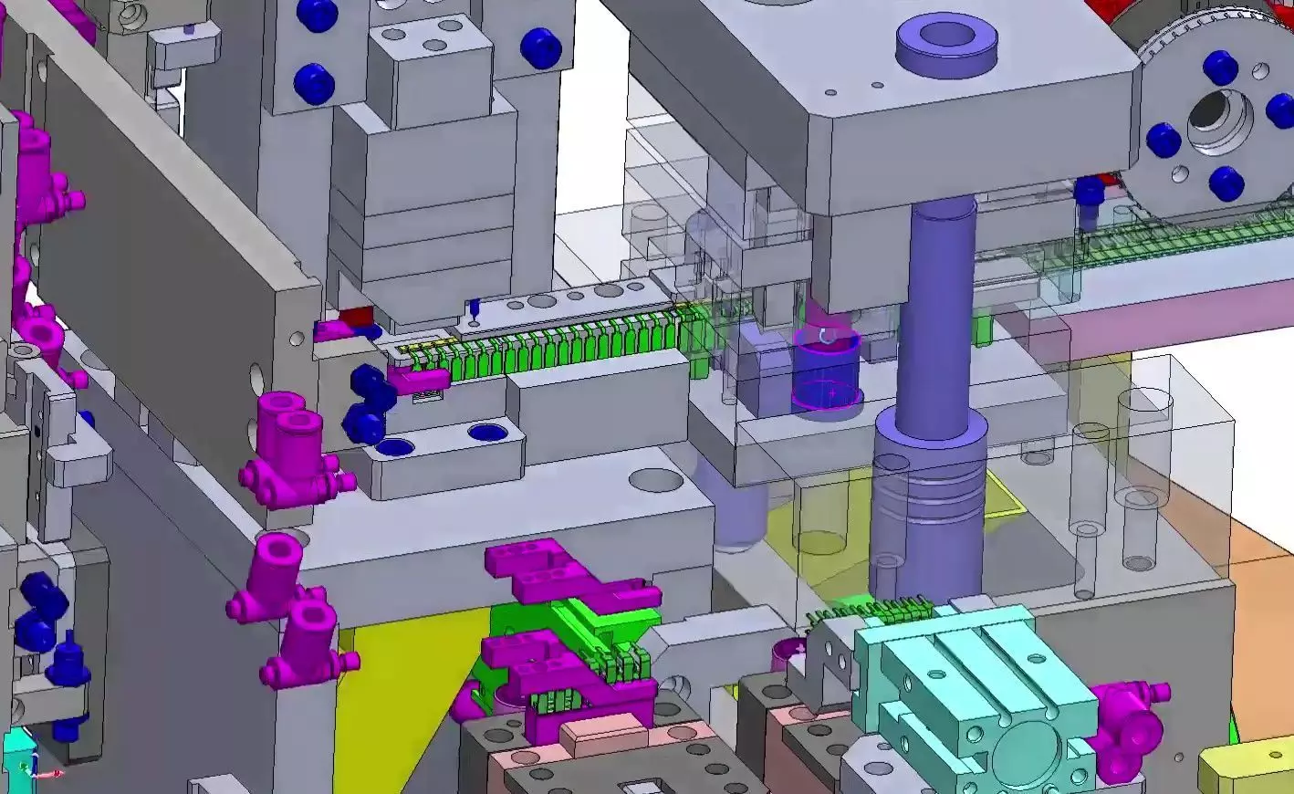 Automatic Terminal Cutting Bending and Crimping Machine 3D model_14