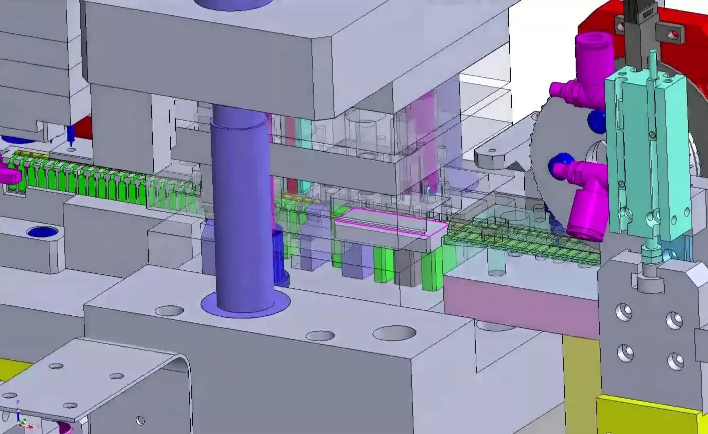 Automatic Terminal Cutting Bending and Crimping Machine 3D model_11