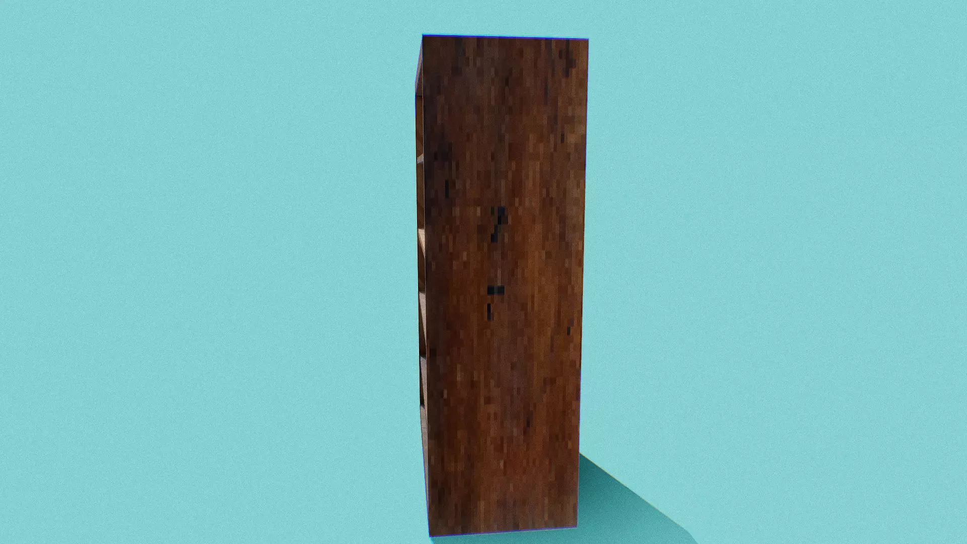 PSX Book Shelf Low-poly 3D model_2