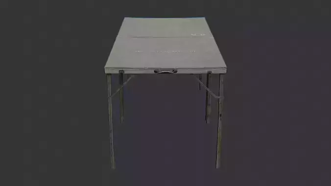 Folding Medical Table with Metal Frame