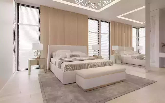Modern Luxury Bedroom Interior