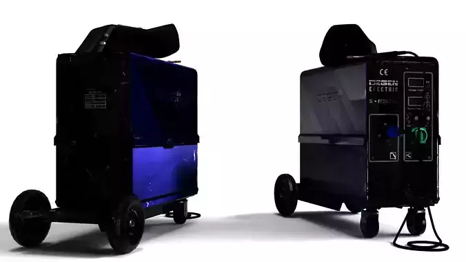 Welding Machine  Realistic Industrial 3D Model 3D model