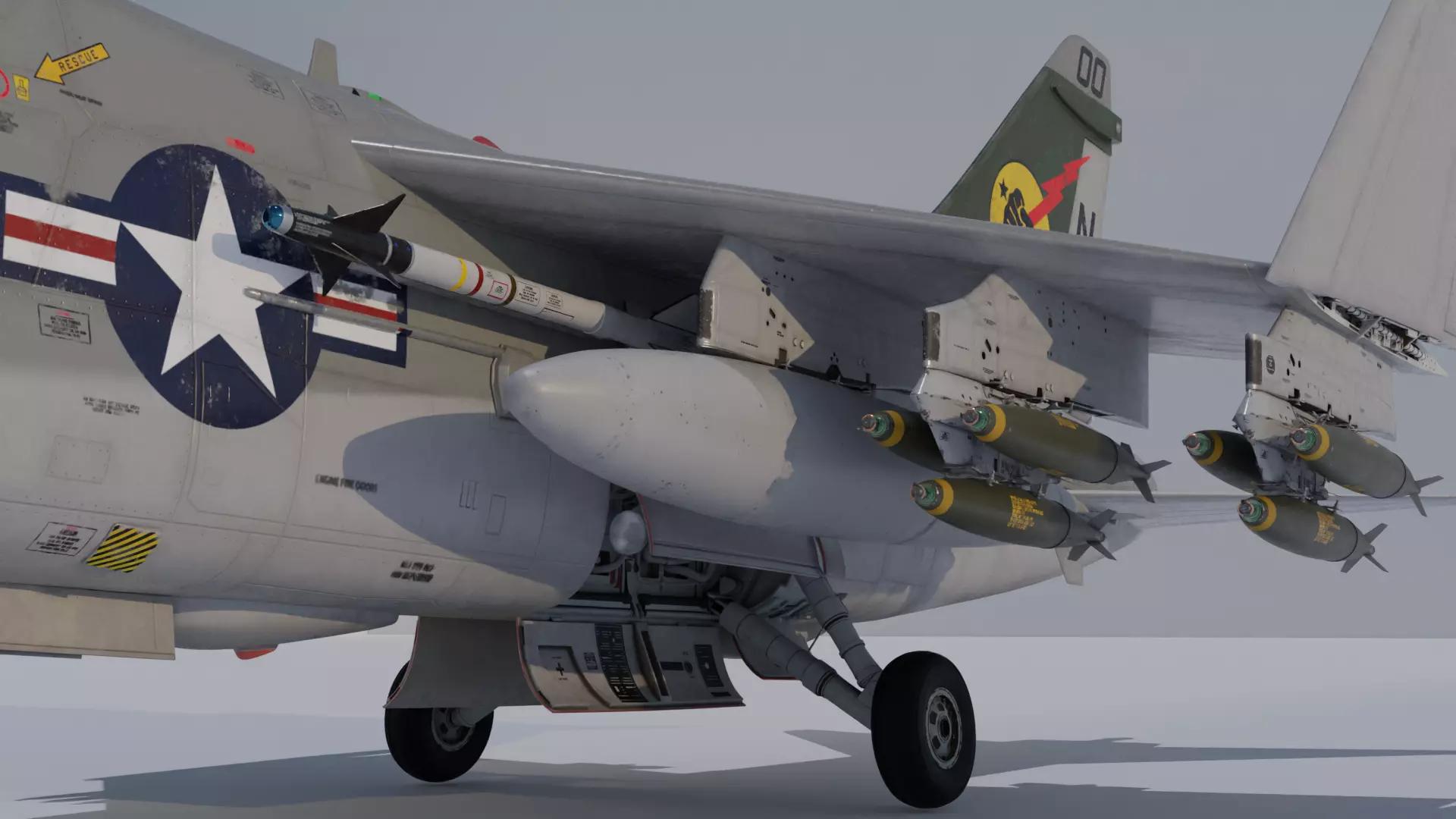 A7 CORSAIR II 3D model_13