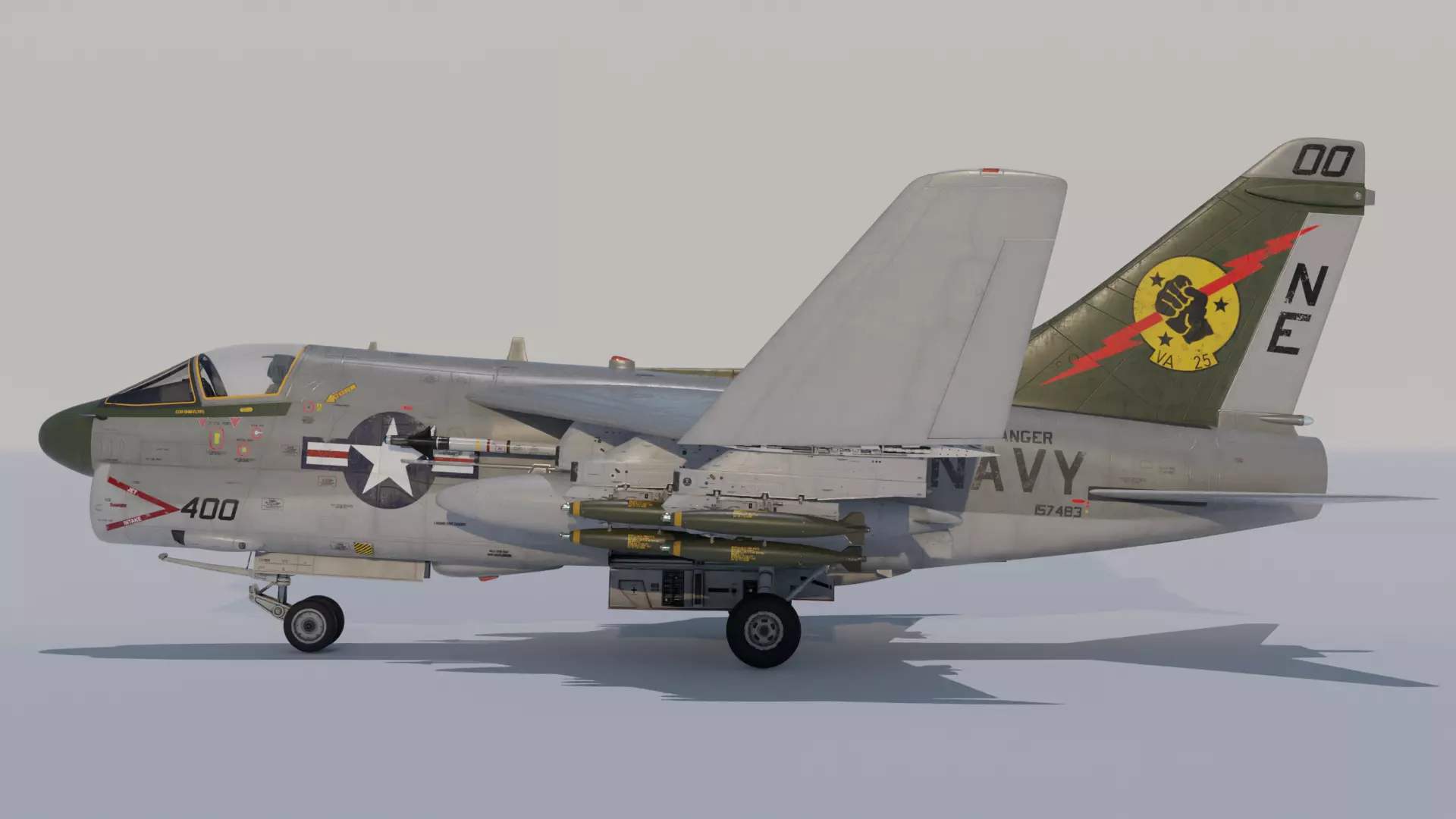 A7 CORSAIR II 3D model_6