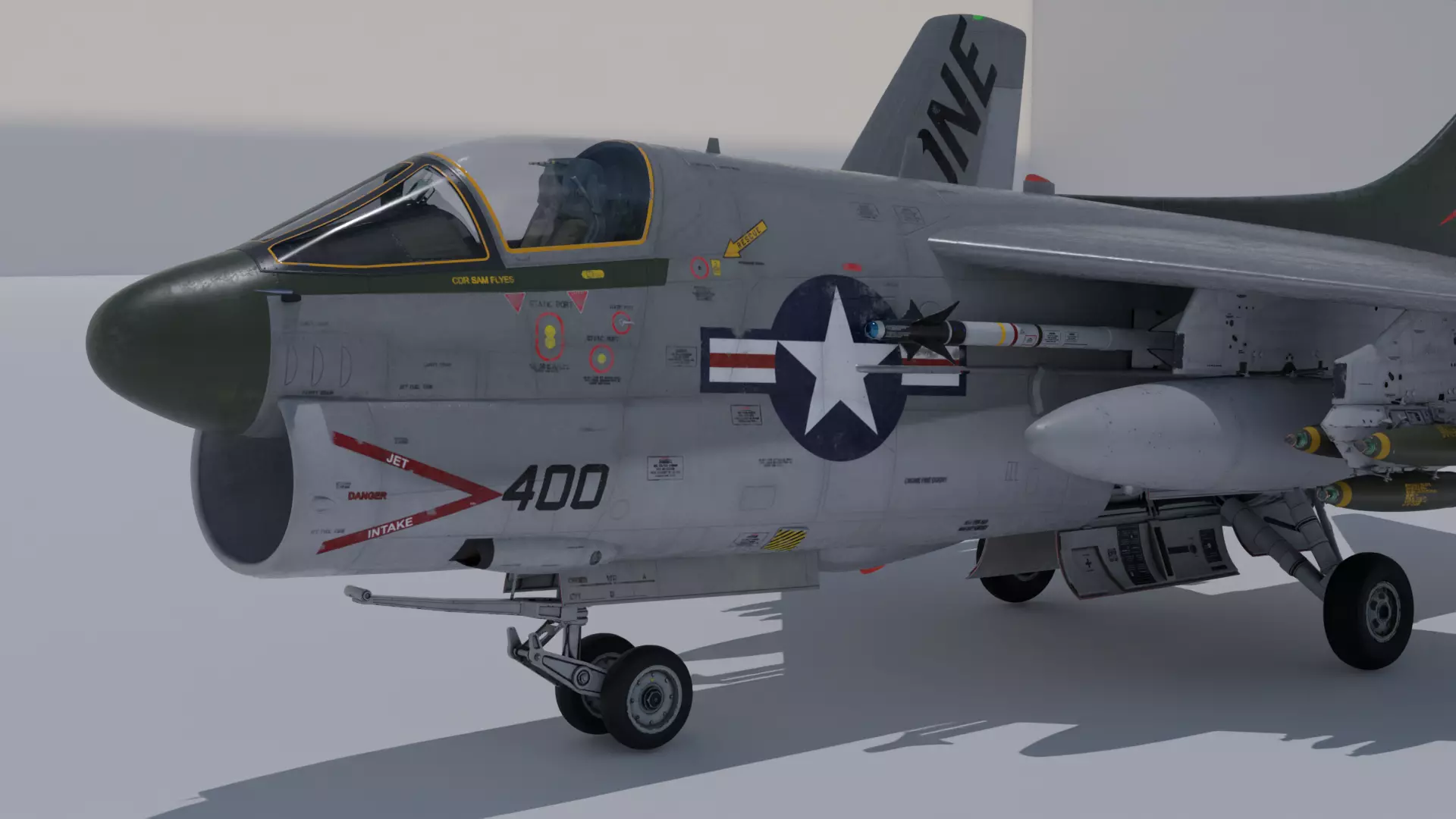 A7 CORSAIR II 3D model_19