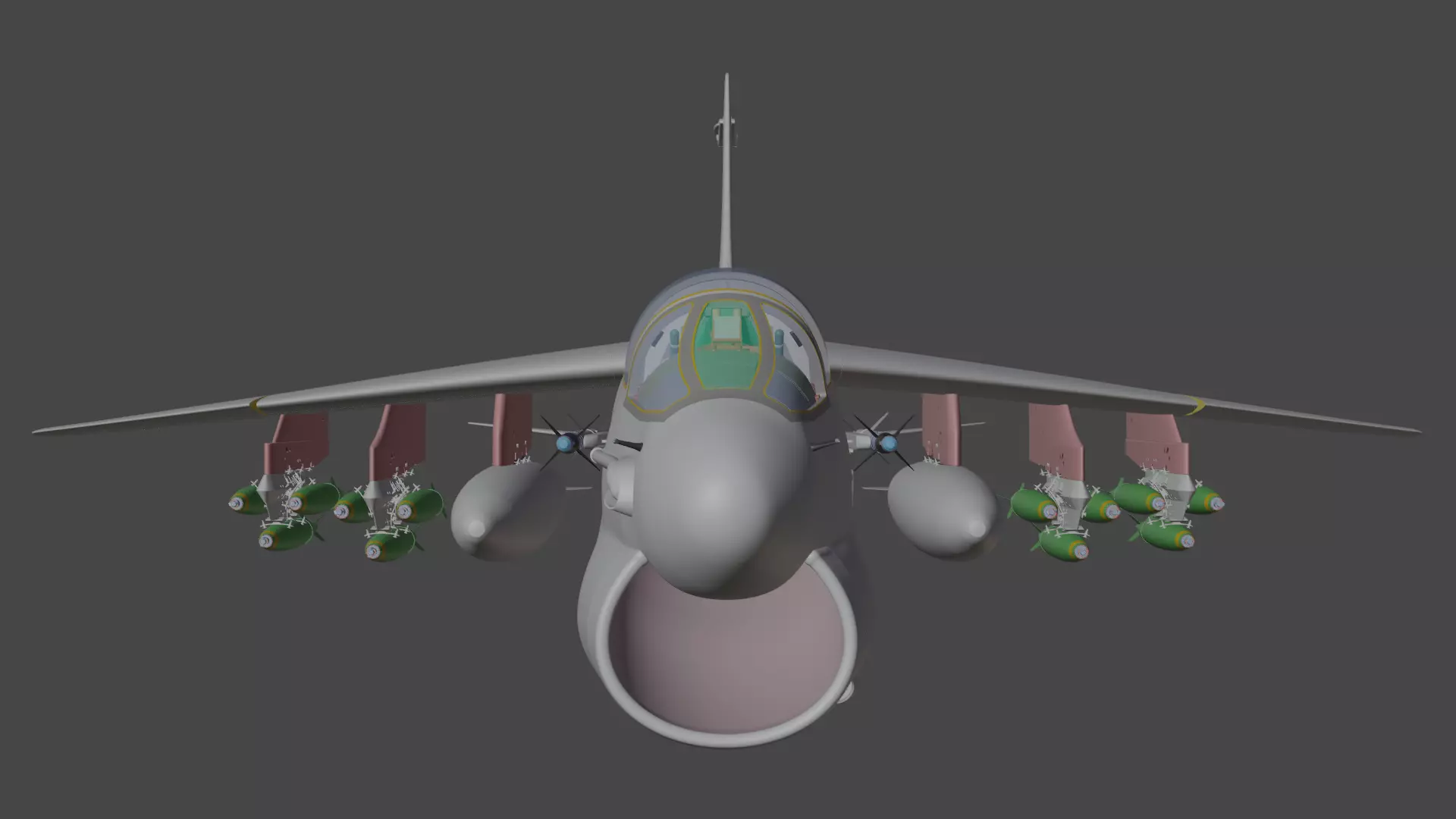 A7 CORSAIR II 3D model_33