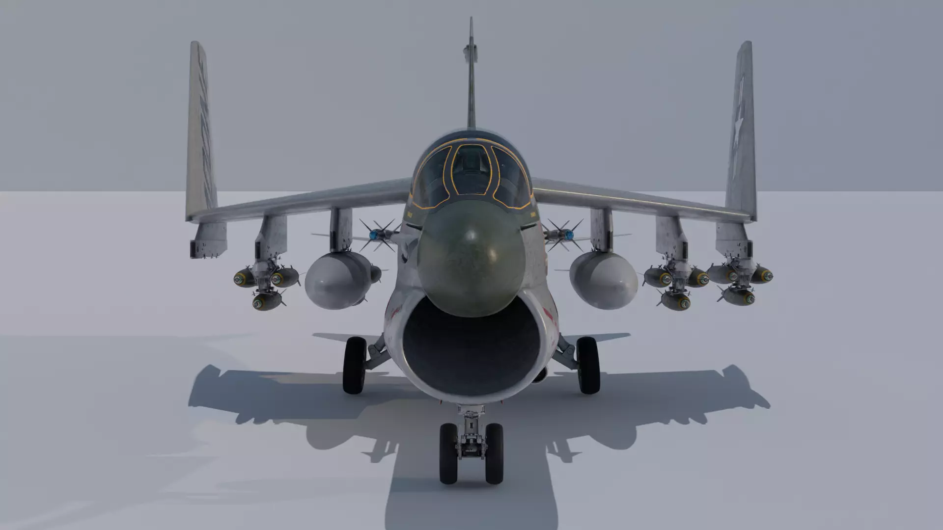 A7 CORSAIR II 3D model_9