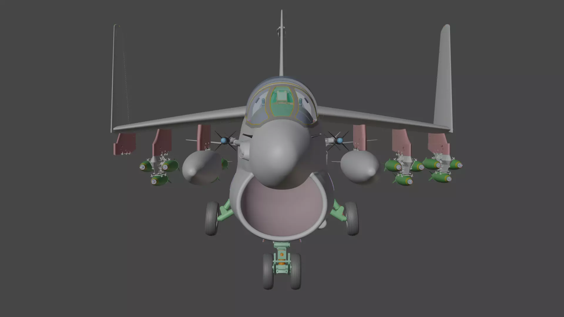 A7 CORSAIR II 3D model_34