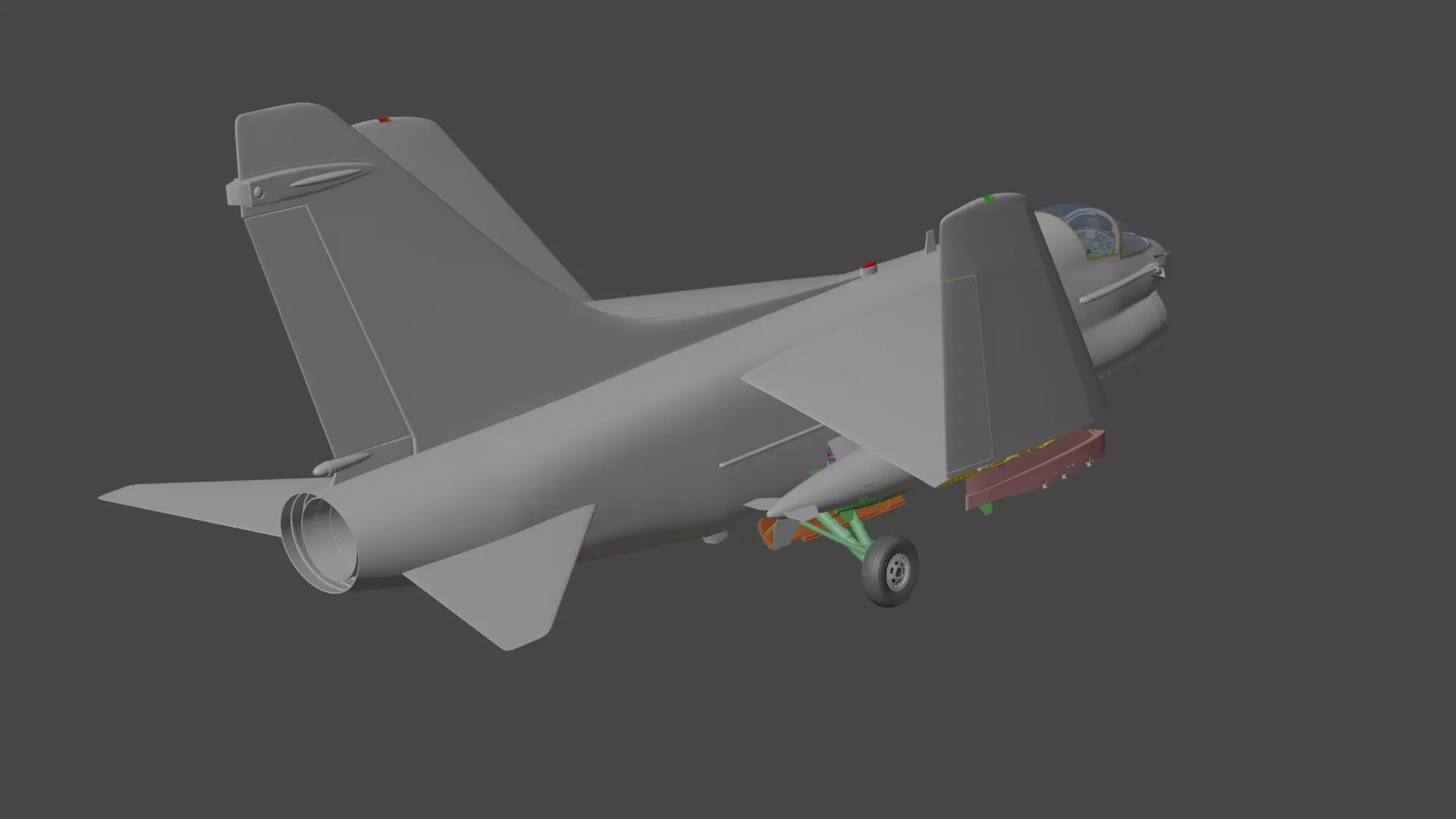 A7 CORSAIR II 3D model_28