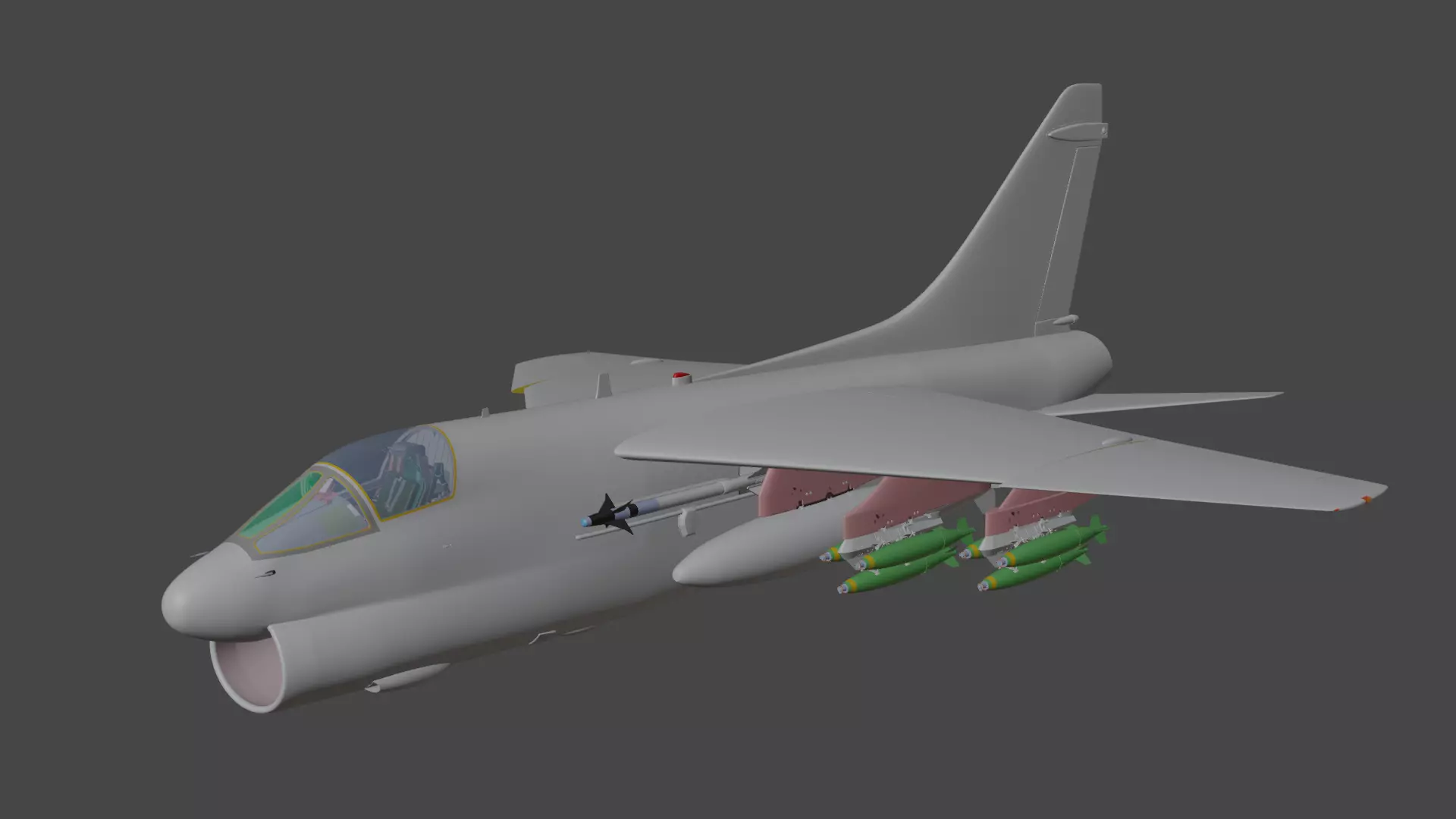 A7 CORSAIR II 3D model_24