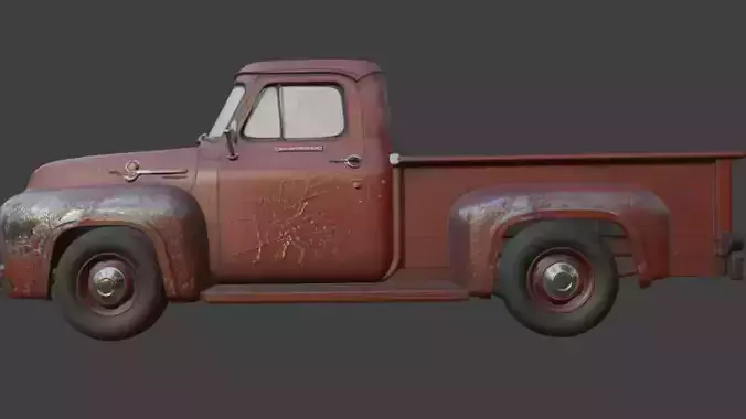 Pickup Truck 3D Model 3D model 3