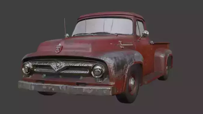 Pickup Truck 3D Model