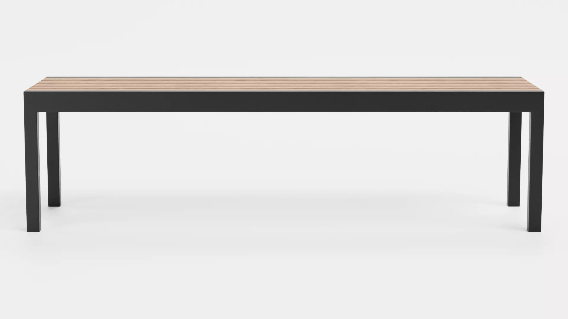 -Garden Bench V1- Low-poly 3D model_1