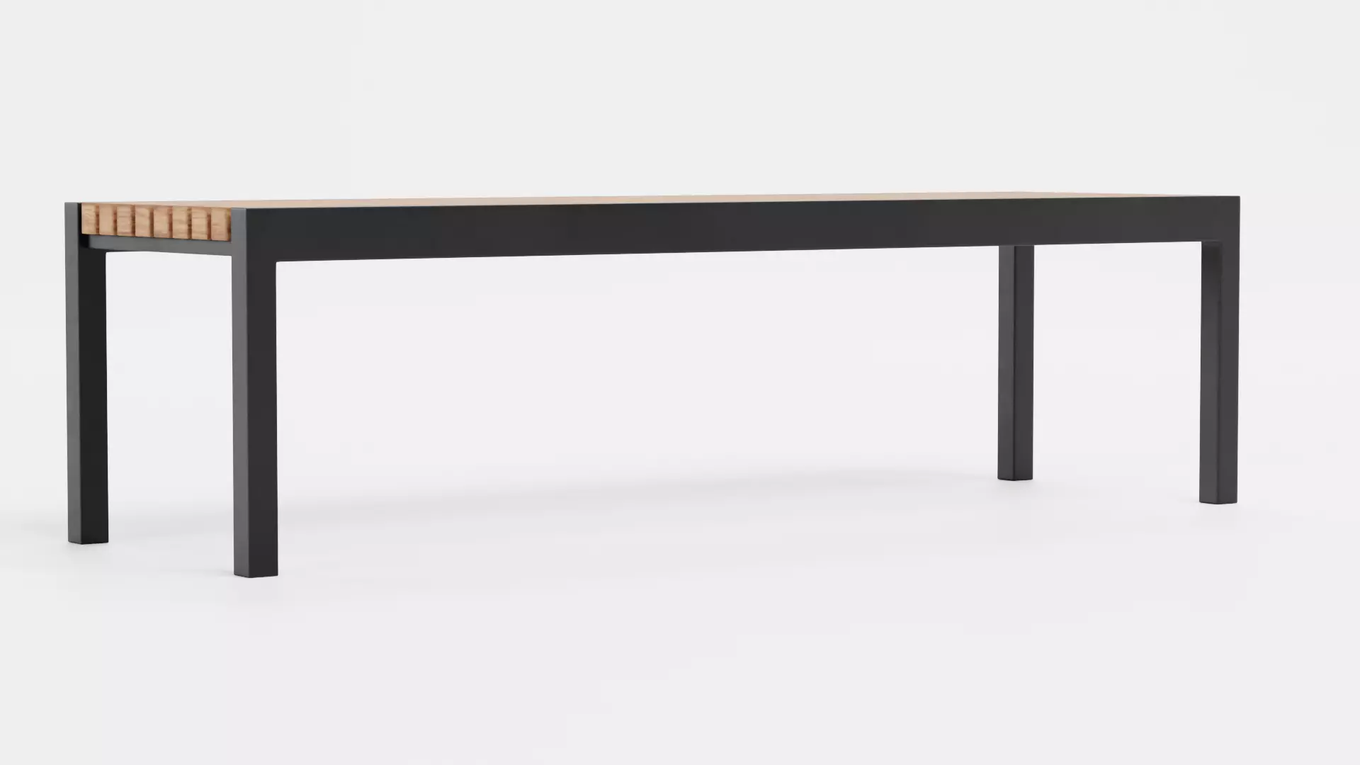 -Garden Bench V1- Low-poly 3D model_2