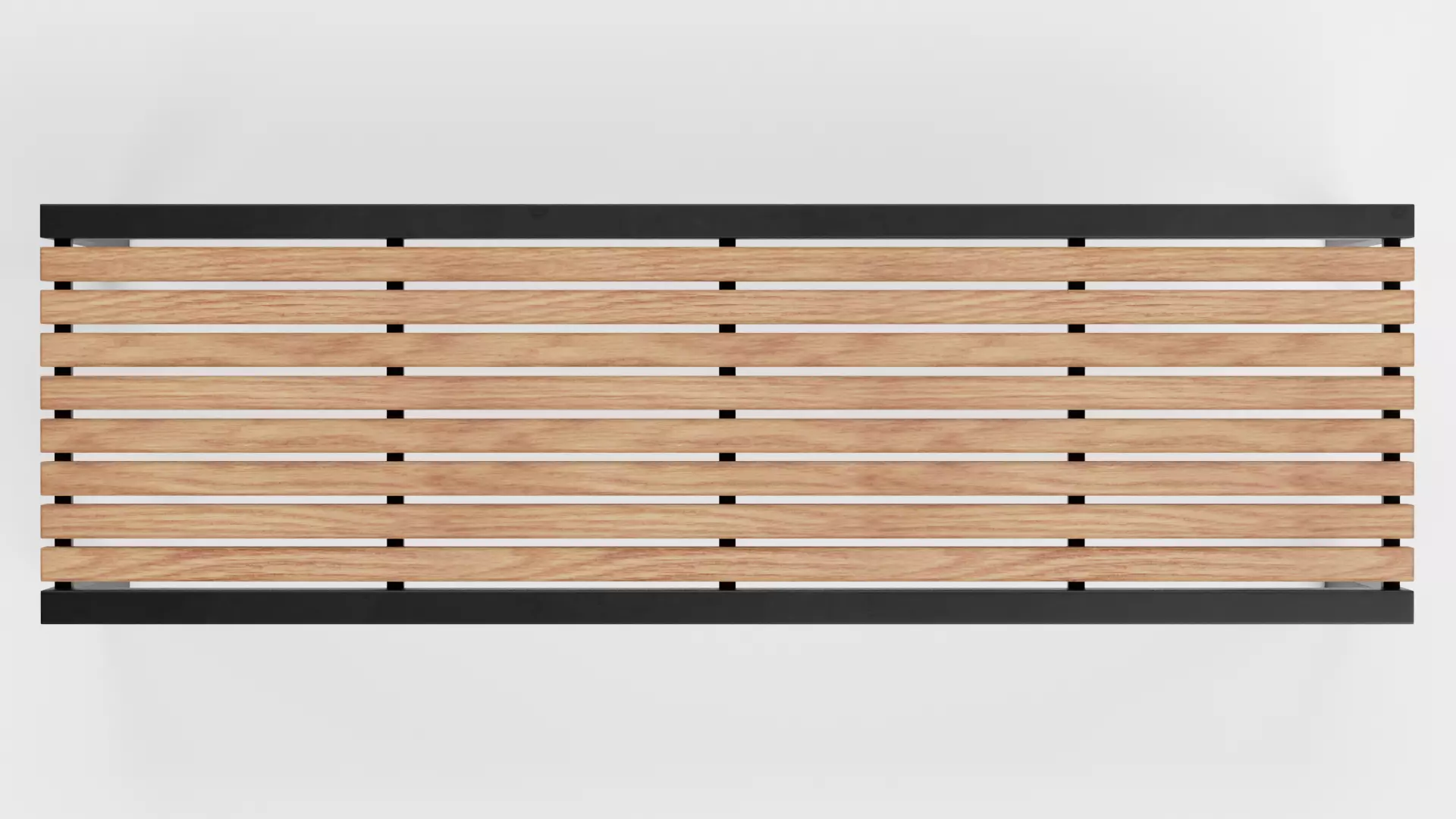 -Garden Bench V1- Low-poly 3D model_5