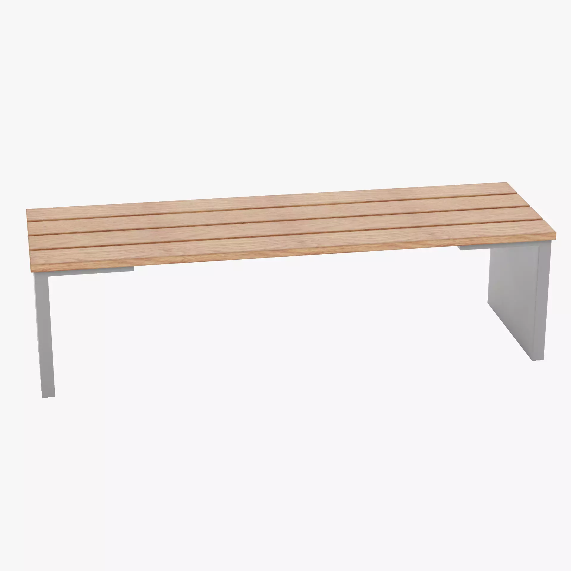 -Garden Bench V3- Low-poly 3D model_11