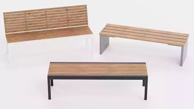3 Modern Outdoor Bench Designs