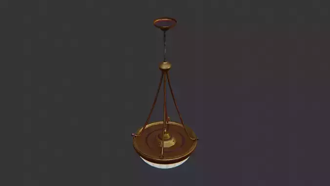 Brass Hanging Interior Pendant Lamp