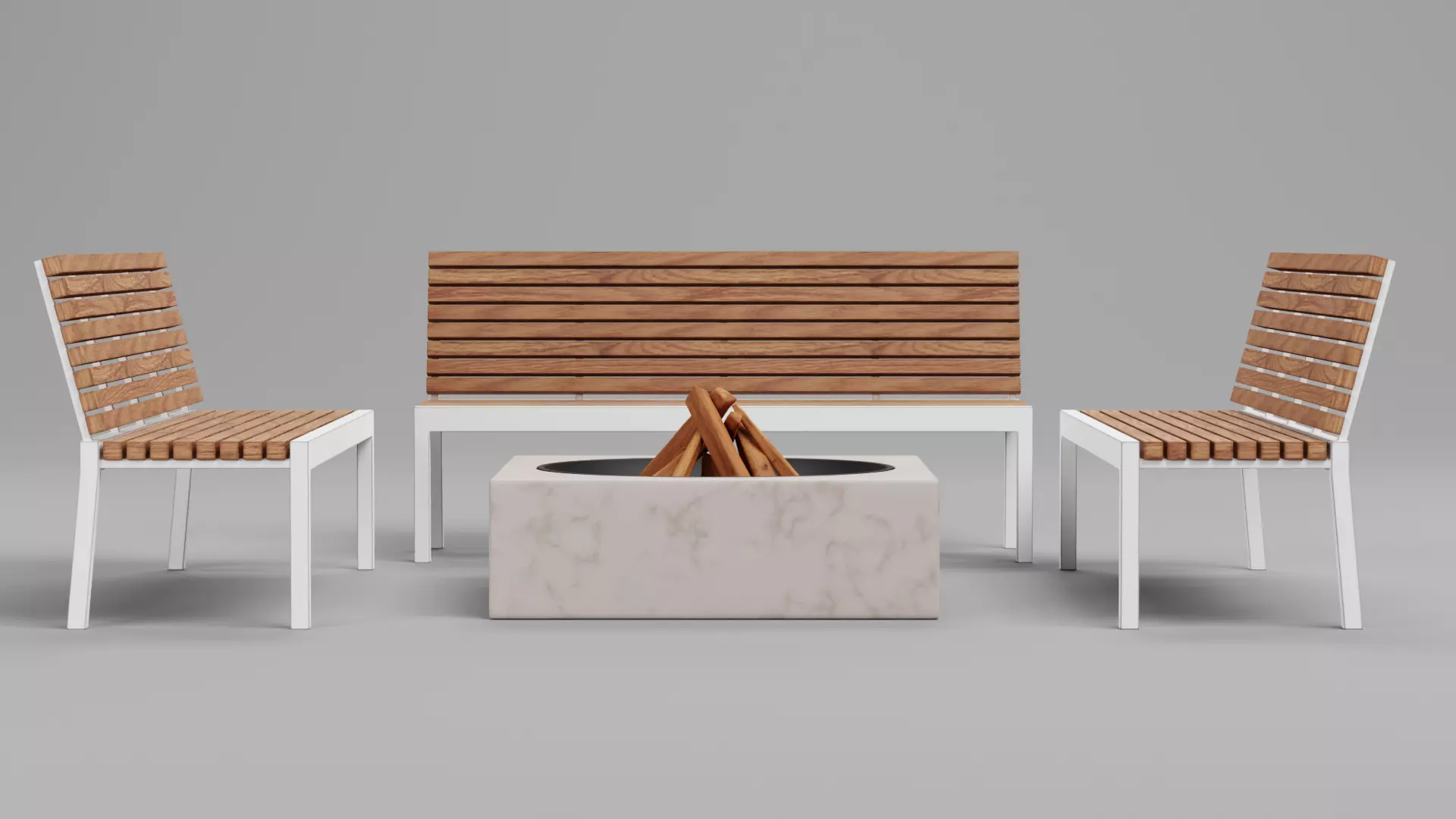 -Garden Setup V3- Low-poly 3D model_1