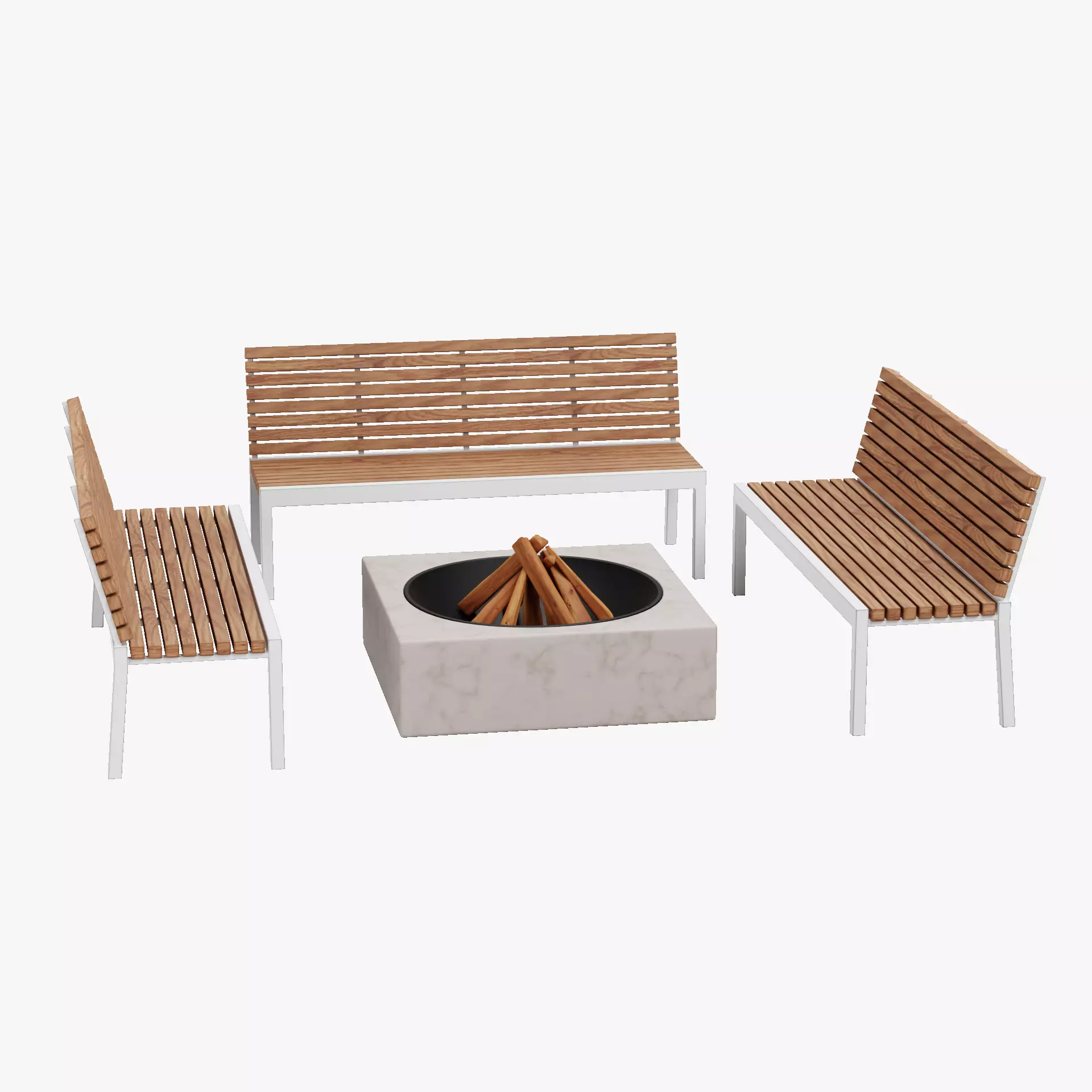 -Garden Setup V3- Low-poly 3D model_12