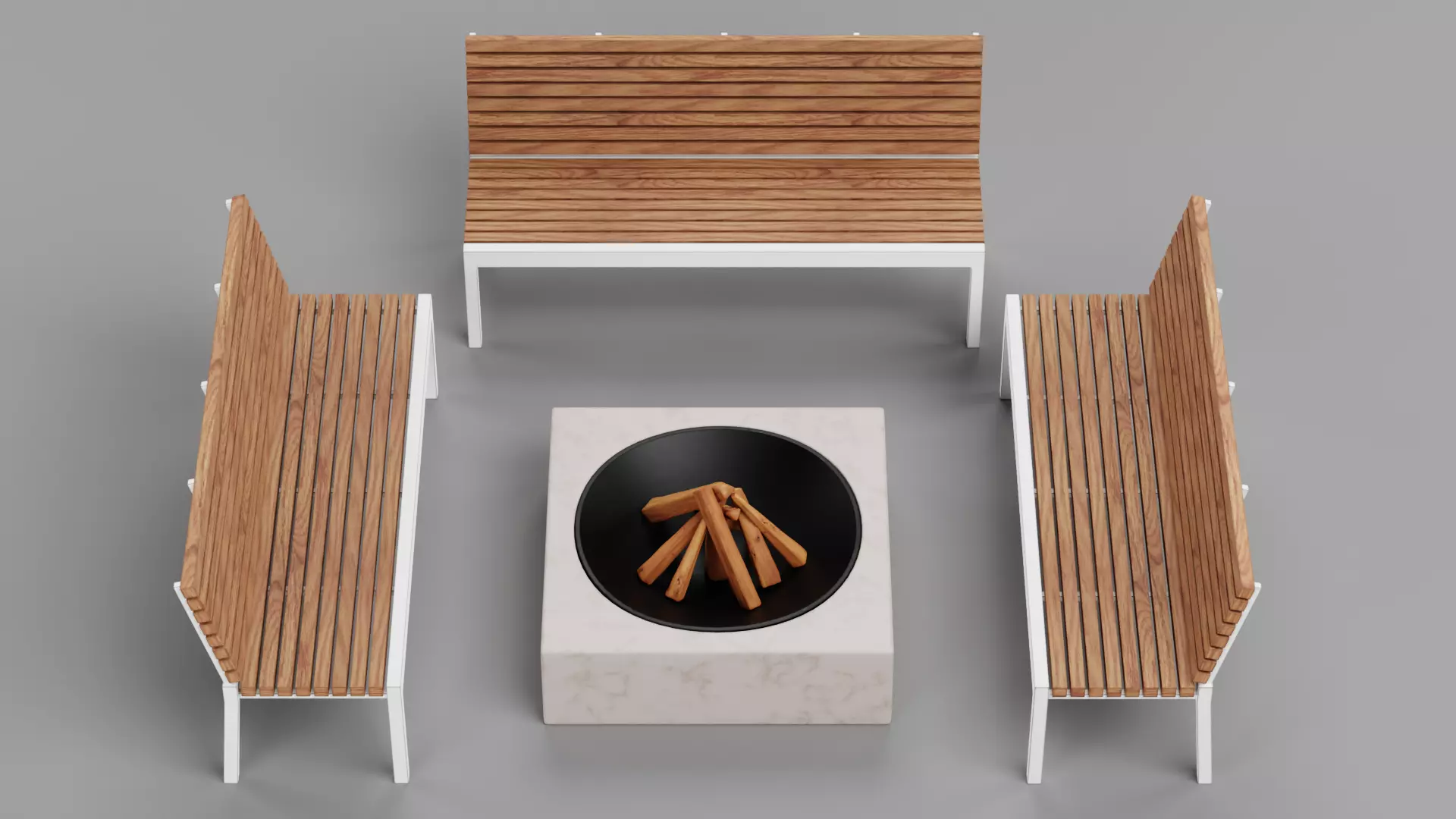 -Garden Setup V3- Low-poly 3D model_2