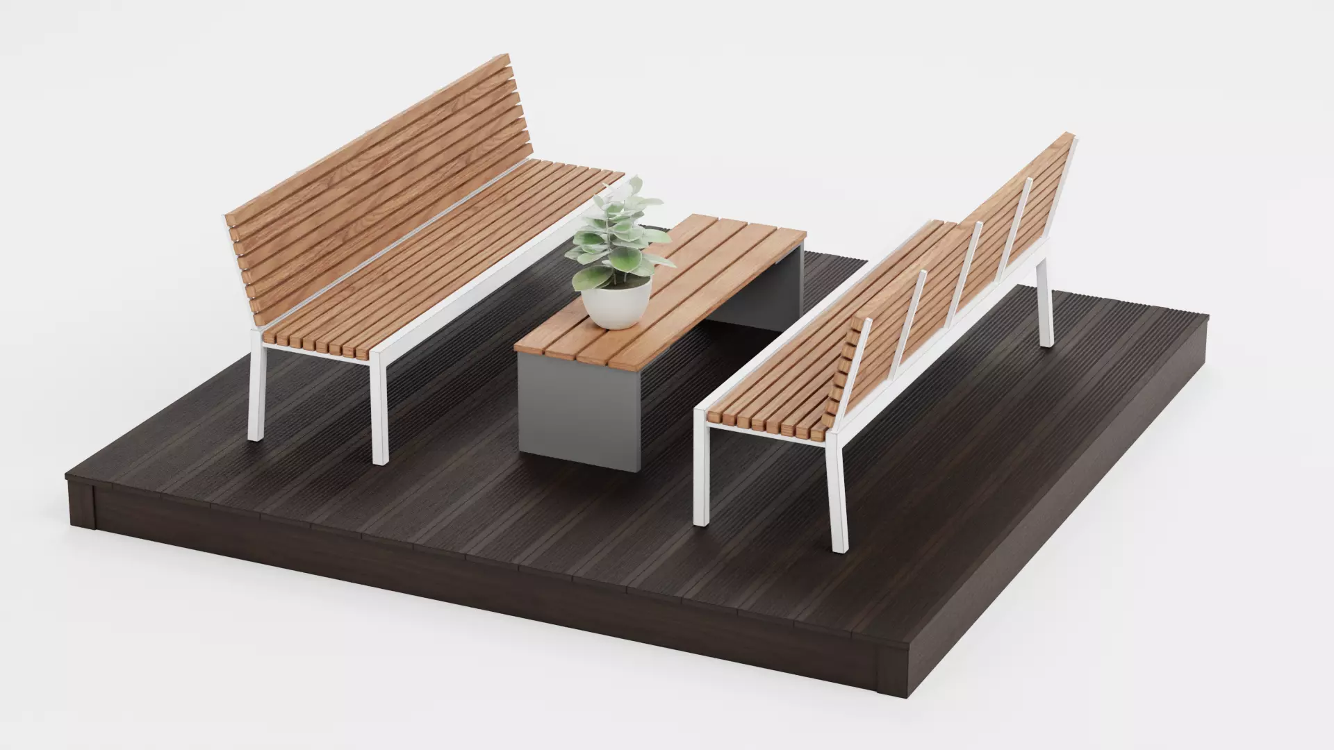 -Garden Setup V5- Low-poly 3D model_5