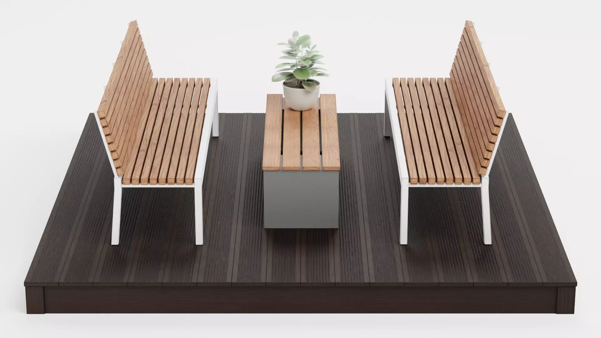 -Garden Setup V5- Low-poly 3D model_0