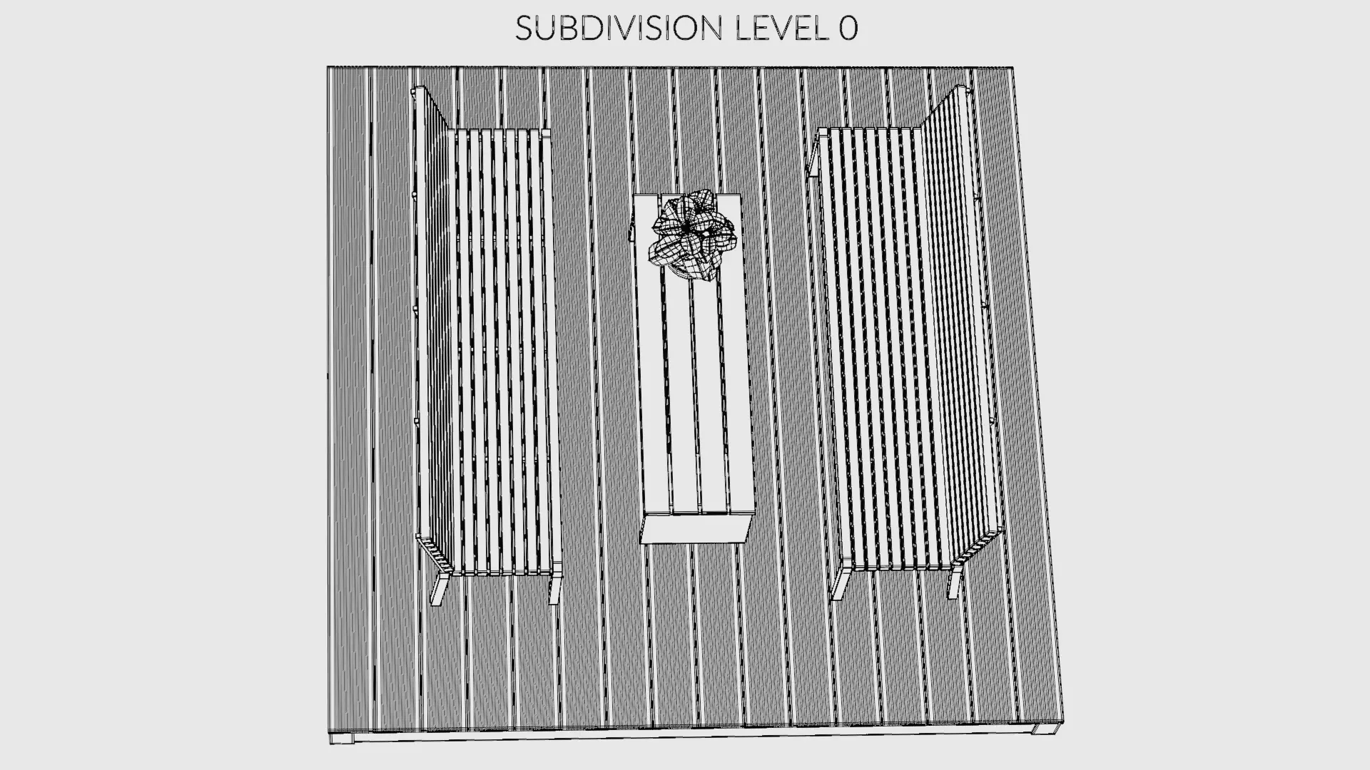 -Garden Setup V5- Low-poly 3D model_13