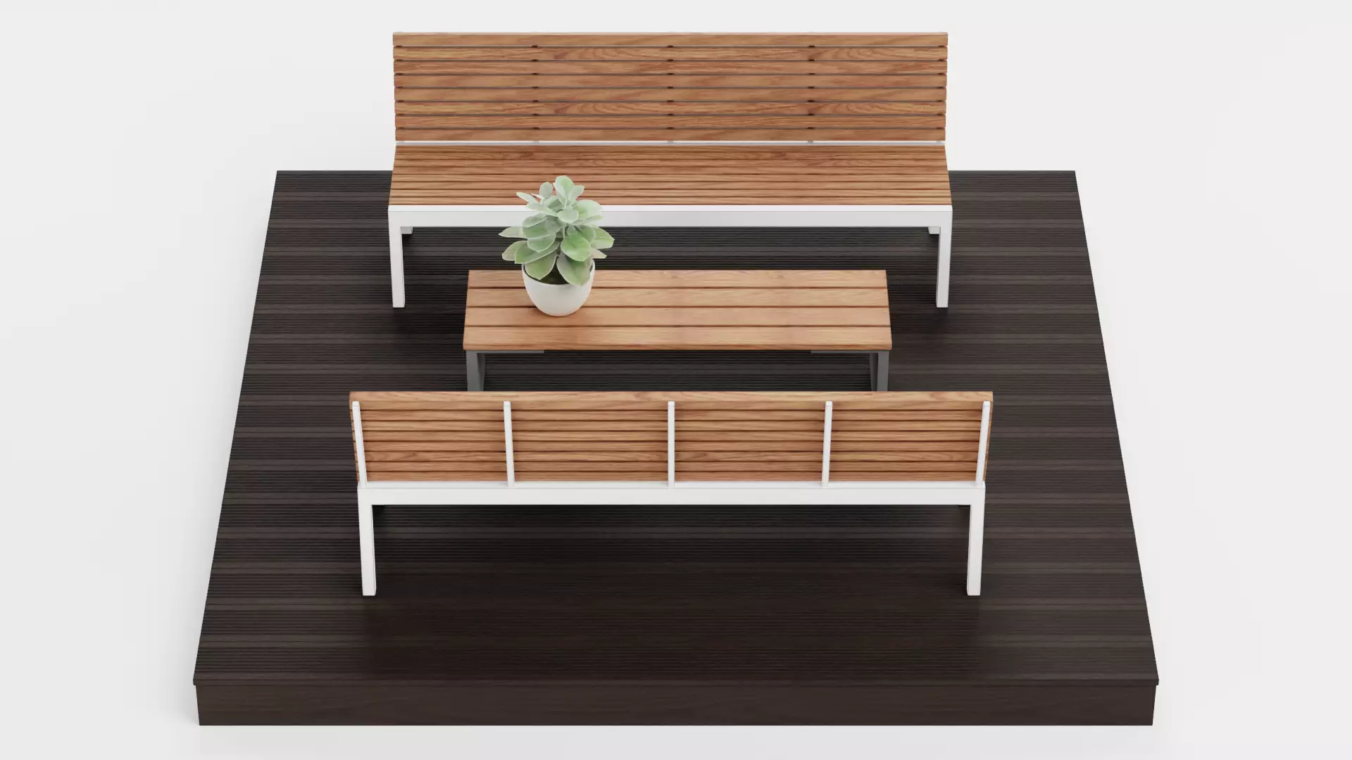 -Garden Setup V5- Low-poly 3D model_4