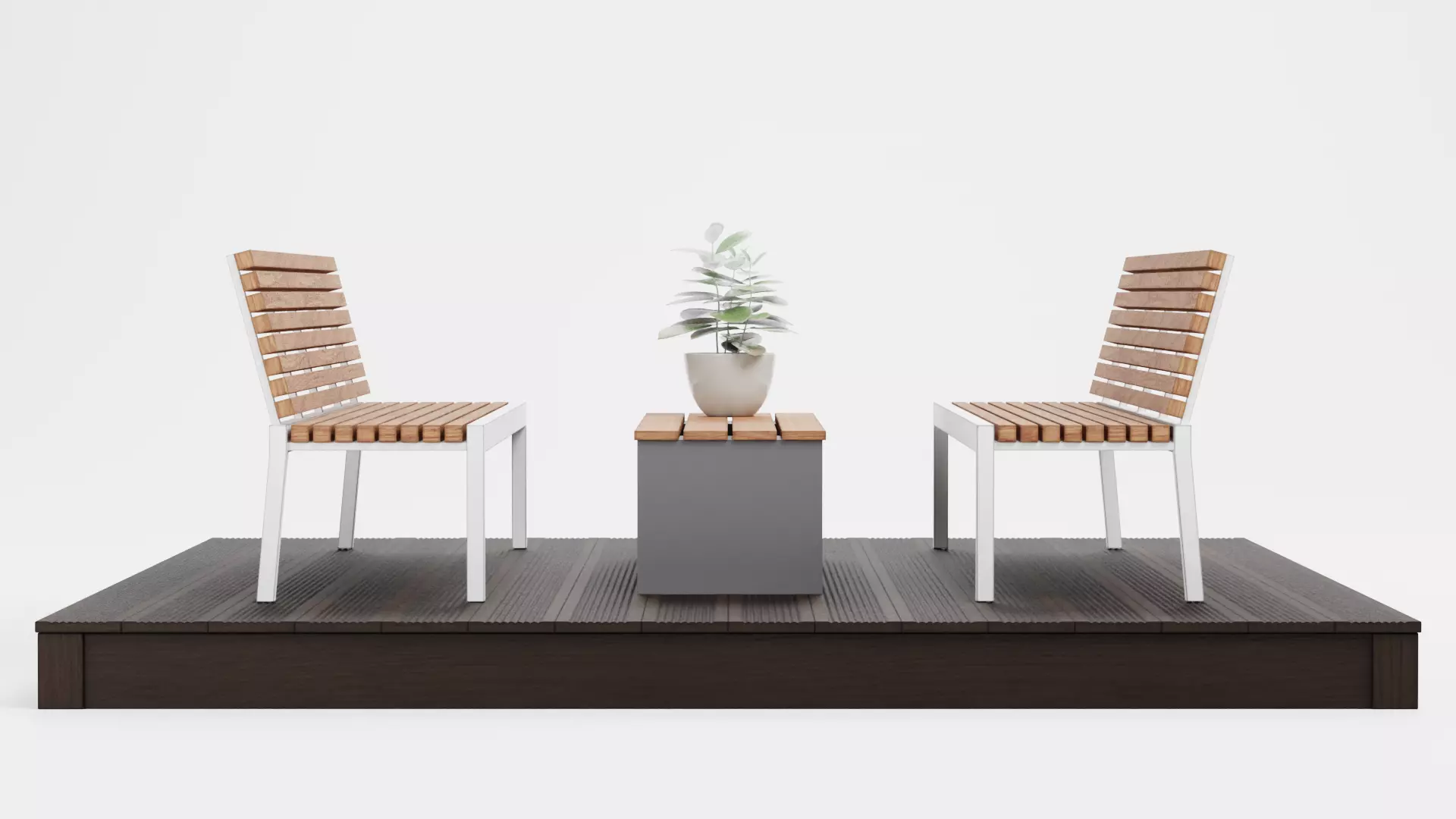 -Garden Setup V5- Low-poly 3D model_2