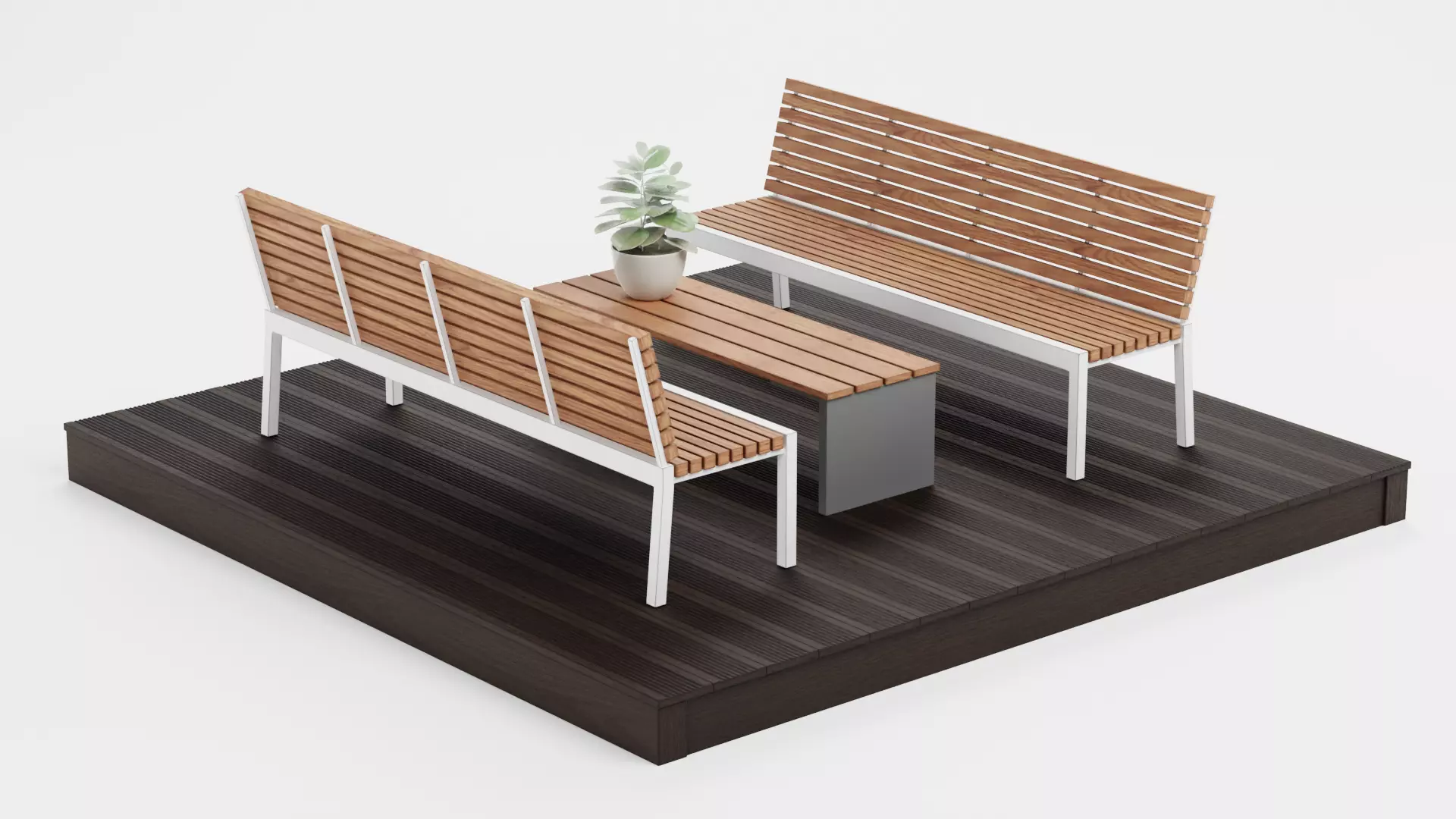 -Garden Setup V5- Low-poly 3D model_3