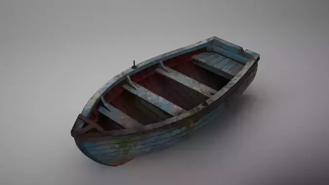 Old wooden boat