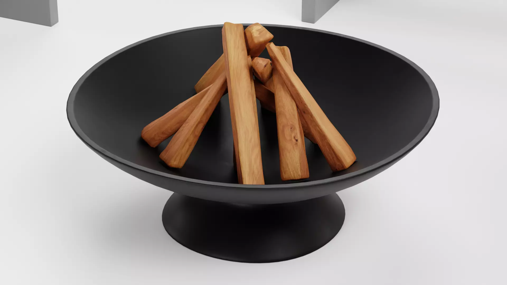 -Garden Setup V8- Low-poly 3D model_7