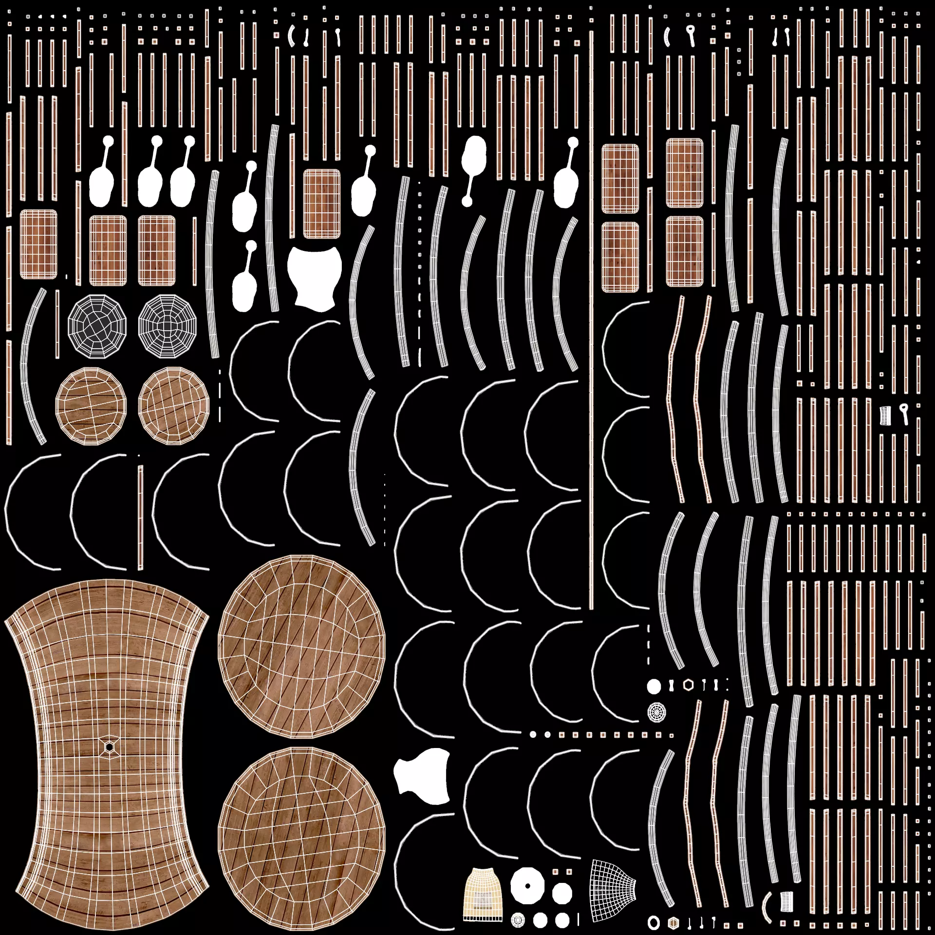 -Garden Setup V8- Low-poly 3D model_10