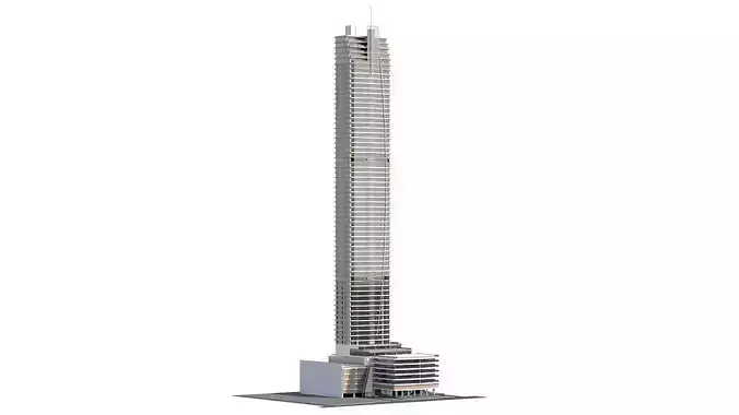 Generic High Rise building for exterior city scene