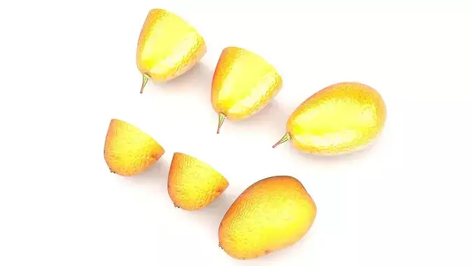 Kumquats Set 3D model 7