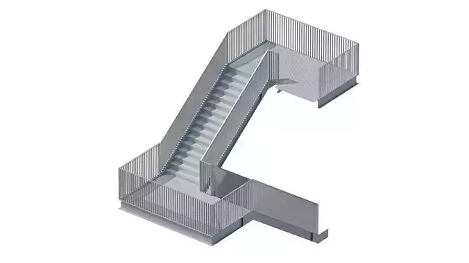 Metal Modular Industrial Staircase Builder set