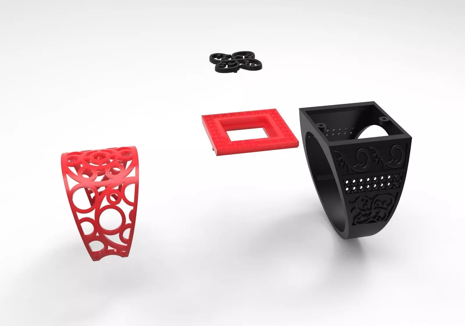 Men Signet Ring with Celtic Knot Motif model mr0323 3D print model_14