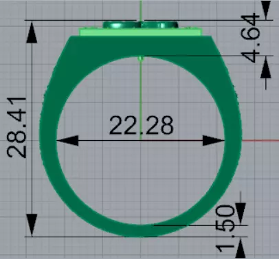 Men Signet Ring with Celtic Knot Motif model mr0323 3D print model_18
