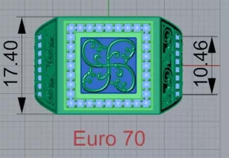 Men Signet Ring with Celtic Knot Motif model mr0323 3D print model_17