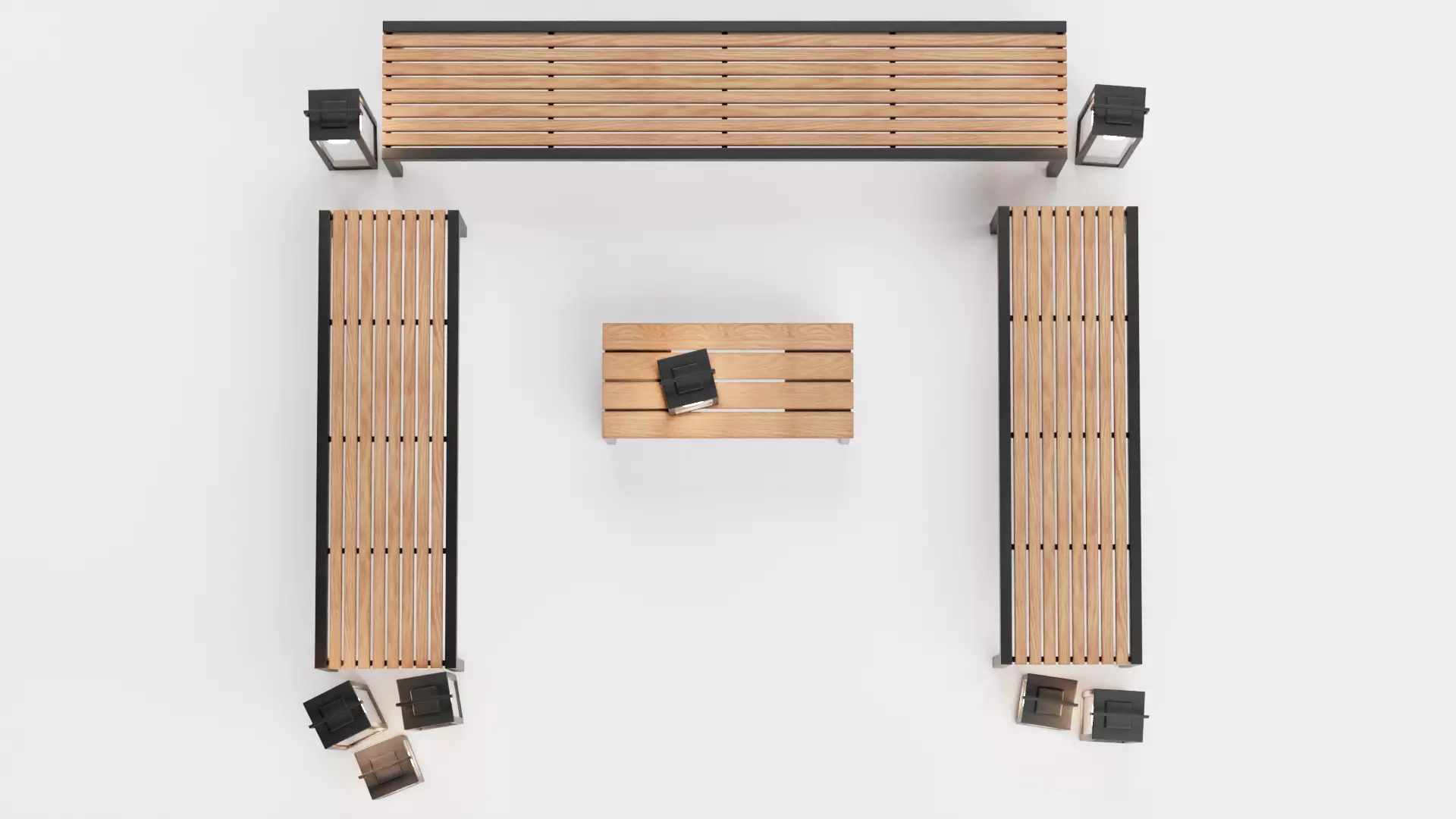 -Garden Setup V9- Low-poly 3D model_2