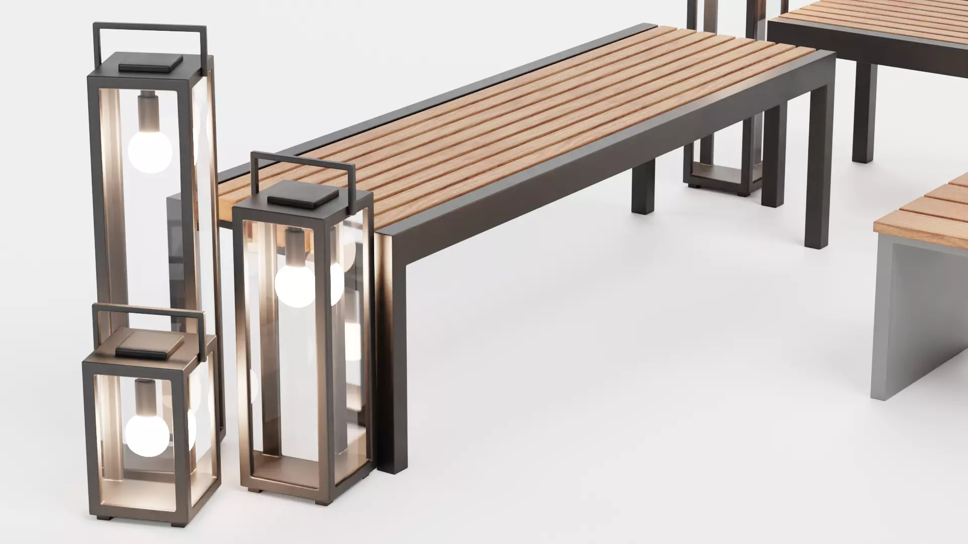 -Garden Setup V9- Low-poly 3D model_6